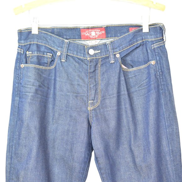 Lucky Brand Sofia Bootcut Mid Rise Ankle Jeans Blue Stretch Denim Size 12/31 - Picture 6 of 10